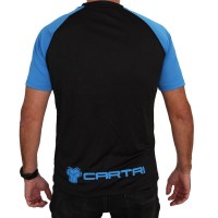 Camiseta Cartri Match Negro Azul  Oferta + Barato
