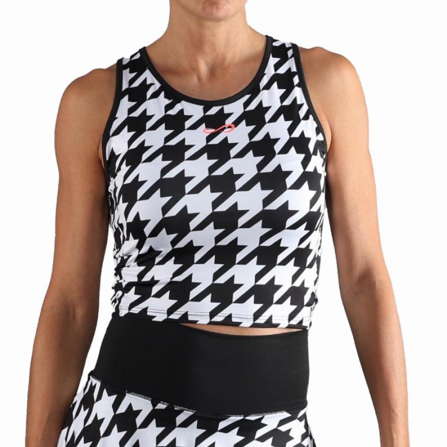 Camiseta Endless Chill Black Houndstooth  Oferta + Barato