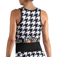 Camiseta Endless Chill Black Houndstooth  Oferta + Barato
