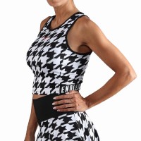 Camiseta Endless Chill Black Houndstooth  Oferta + Barato