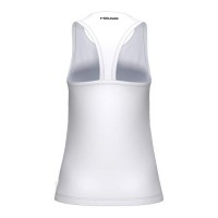 Camiseta Head Agility Blanco Azul Mujer