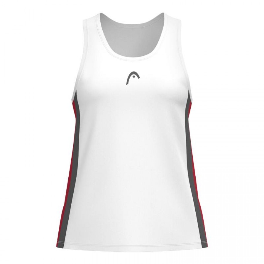 Camiseta Head Club 25 Blanco Rojo Junior  Oferta + Barato