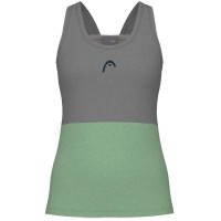 Camiseta Head Play Tech Verde Blanco Mujer  Oferta + Barato
