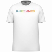 Camiseta Head Rainbow White  Oferta + Barato