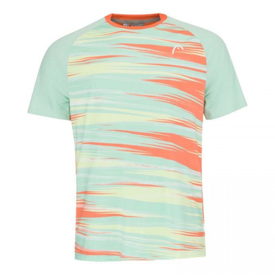 Camiseta Head Topspin Verde Pastel Print PADELPOINT Camiseta Head Topspin Verde Pastel Print