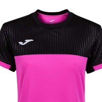 Camiseta Joma Montreal Rosa Negro Mujer  Oferta + Barato