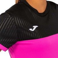 Camiseta Joma Montreal Rosa Negro Mujer  Oferta + Barato