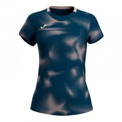 Camiseta Joma Smash Azul Marino Mujer