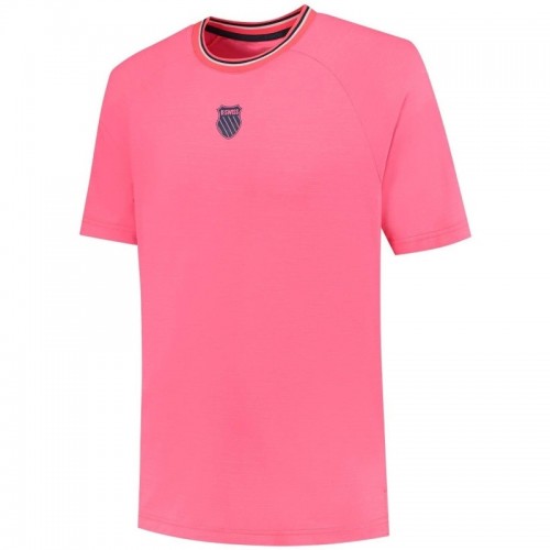 Camiseta Kswiss Hypercourt Melange 3 Rosa