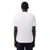 Camiseta Lacoste Algodon Blanco  Oferta + Barato