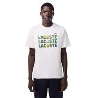 Camiseta Lacoste Algodon Blanco  Oferta + Barato