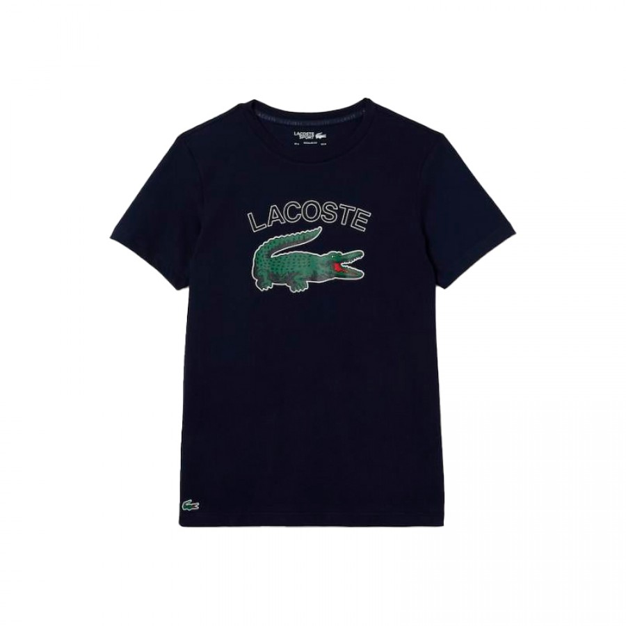 T-Shirt Azul Lacoste Sport Navy  Oferta + Barato