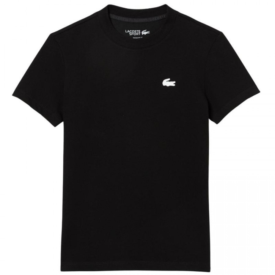 Camiseta Lacoste Sport Negro Mujer  Oferta + Barato