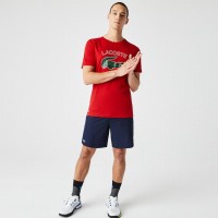 T-shirt Lacoste Sport Rouge  Offre - Pas cher