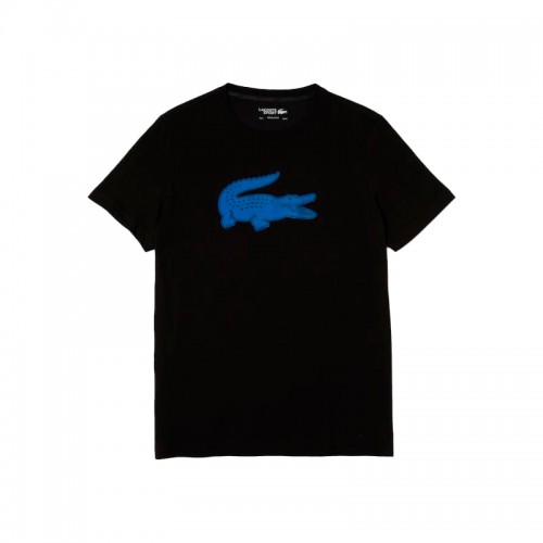 Camiseta Lacoste Sport Transpirable Negro