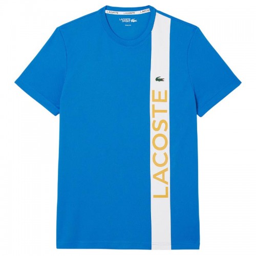 Lacoste Sport Ultra Dry Blue White T-Shirt