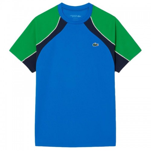 Lacoste Ultra Dry Navy Blue Green T-Shirt