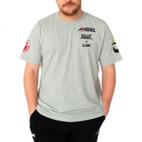 Camiseta Lok A1 Padel Bridger Gris Melange  Oferta + Barato