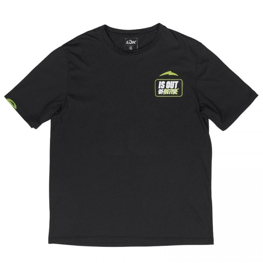 Camiseta Lok Out Of Office Negro  Oferta + Barato