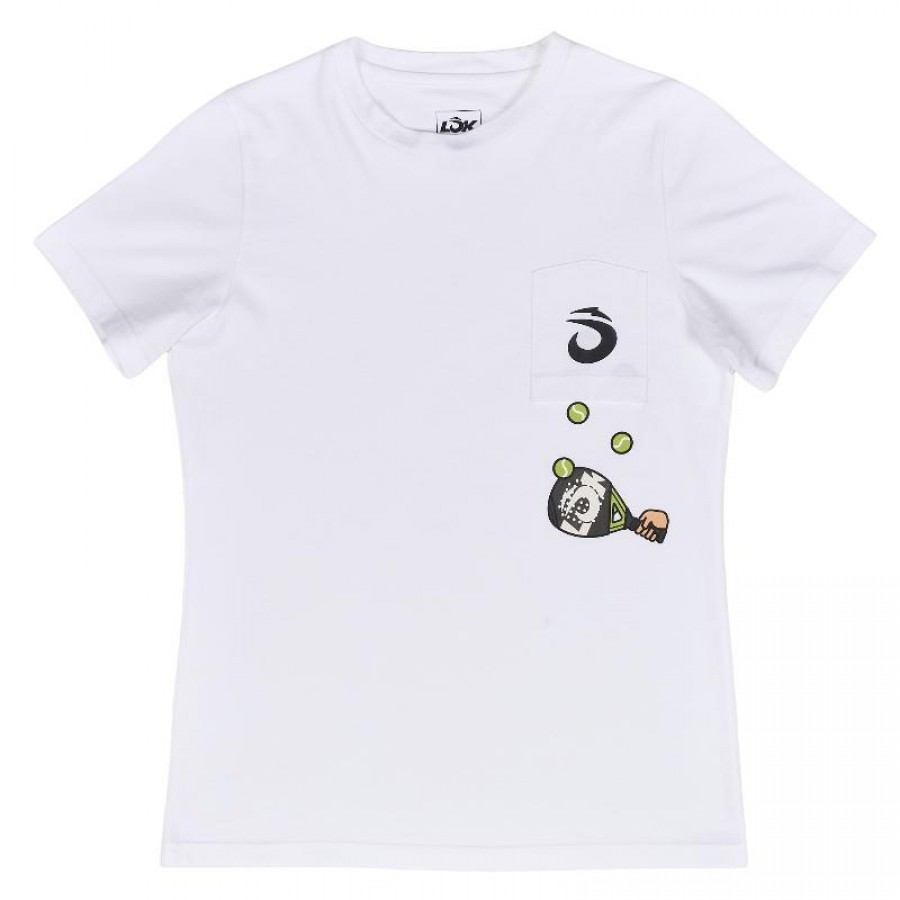 Camiseta Lok The Juggler Blanco Mujer  Oferta + Barato