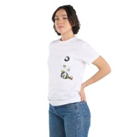 Camiseta Lok The Juggler Blanco Mujer  Oferta + Barato