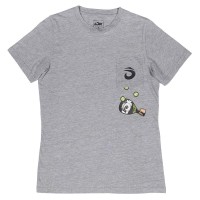 Camiseta Lok The Juggler Gris Mujer  Oferta + Barato