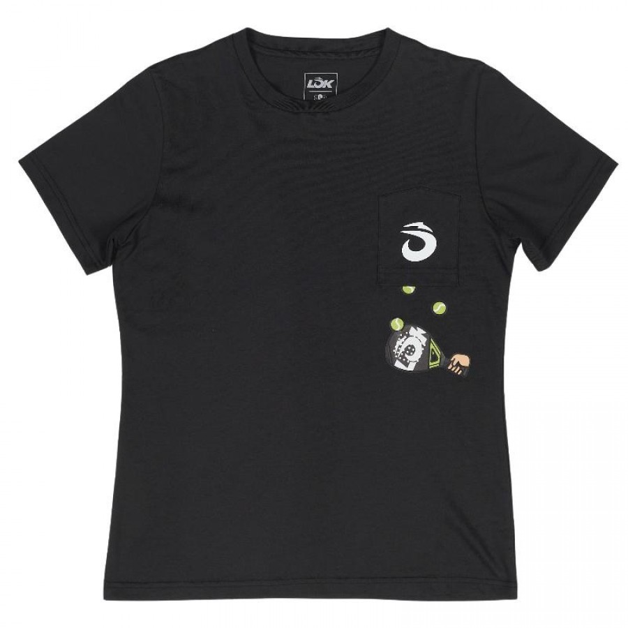 Camiseta Lok The Juggler Negro Mujer  Oferta + Barato
