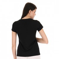 Short Sleeve T-Shirt Lotto MSP Black Women PADELPOINT Short Sleeve T-Shirt Lotto MSP Black Women