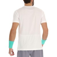 Camiseta Lotto Top IV Blanco Brillante Verde Turquesa Gris  Oferta + Barato