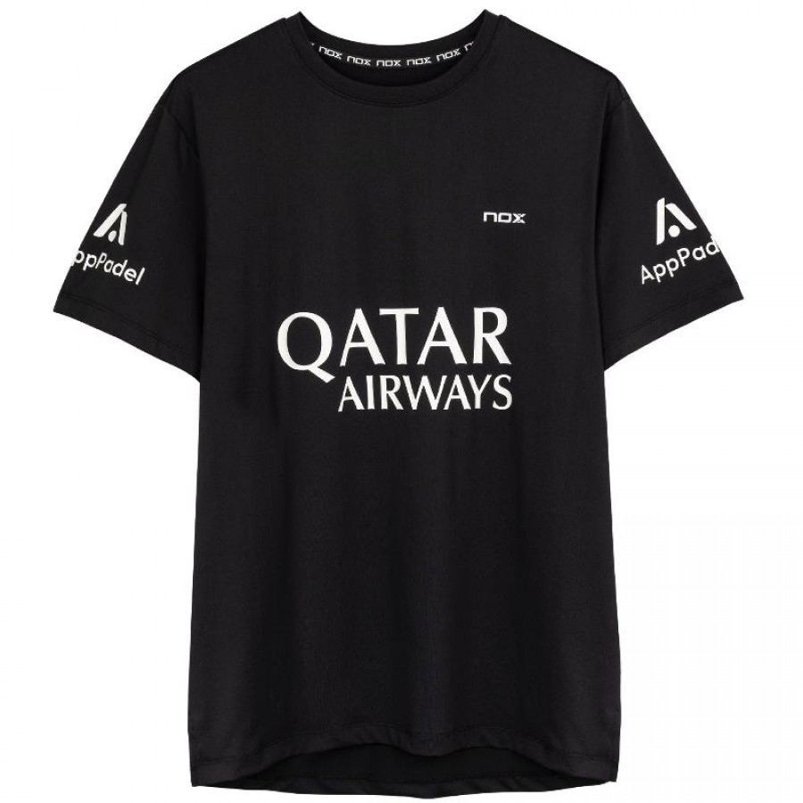 Camiseta Nox Agustin Tapia Sponsors AT10 Negro 2024  Oferta + Barato