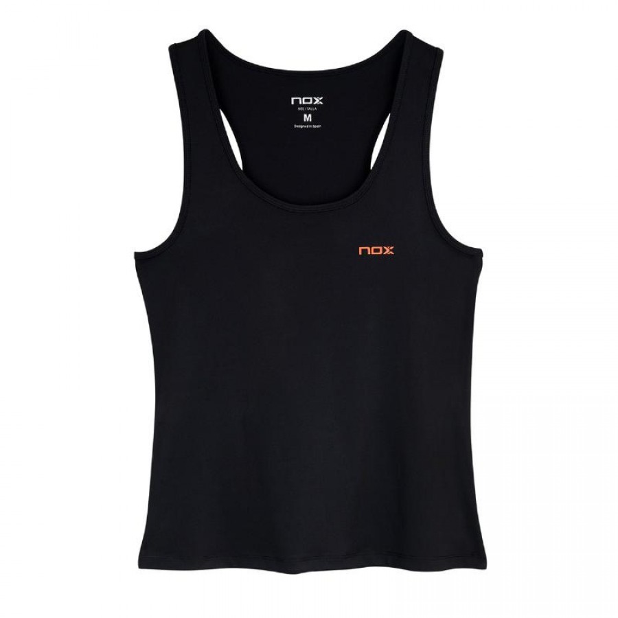Maglietta femminile nera rossa della squadra Nox