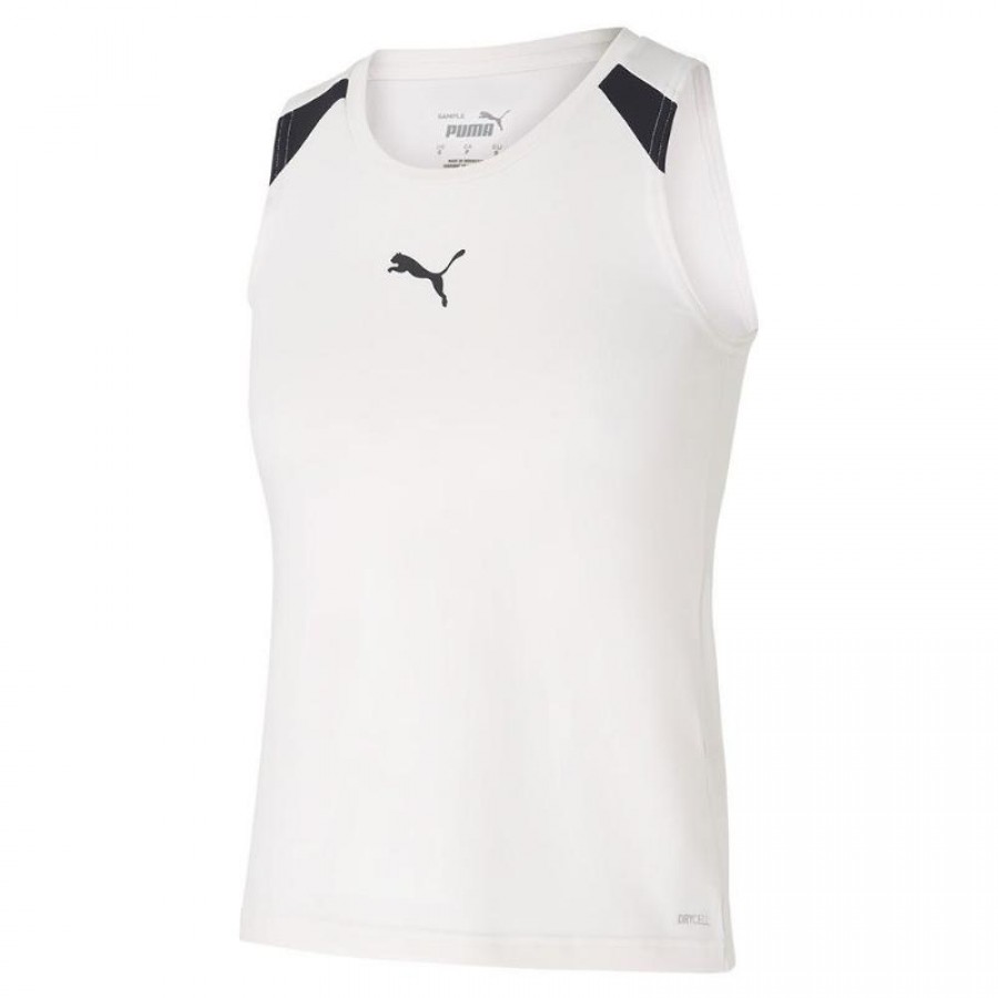 Puma Team Liga Padel Tank White T-shirt PADELPOINT Puma Team Liga Padel Tank White T-shirt