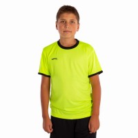 Softee Galaxy Fluorescent Yellow Black Junior T-Shirt