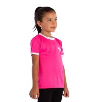 Camiseta Softee Galaxy Fucsia Fluor Blanco Junior