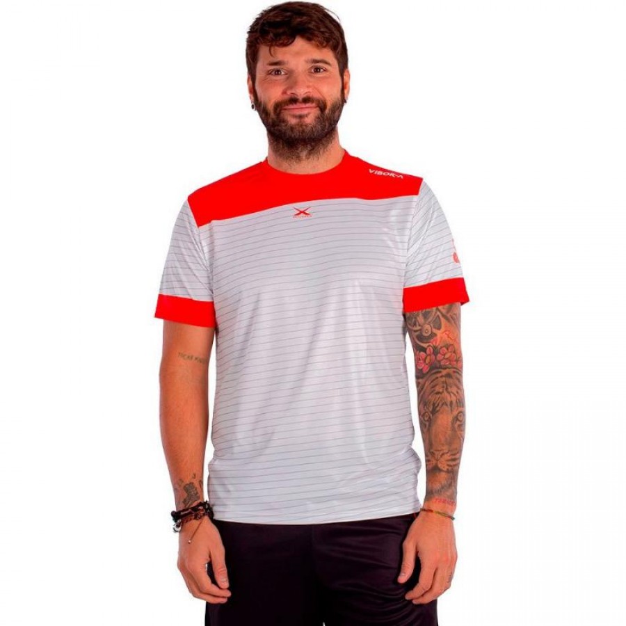 T-Shirt Vibora King Cobra X Anniversary Blanc Rouge  Offre - Pas cher