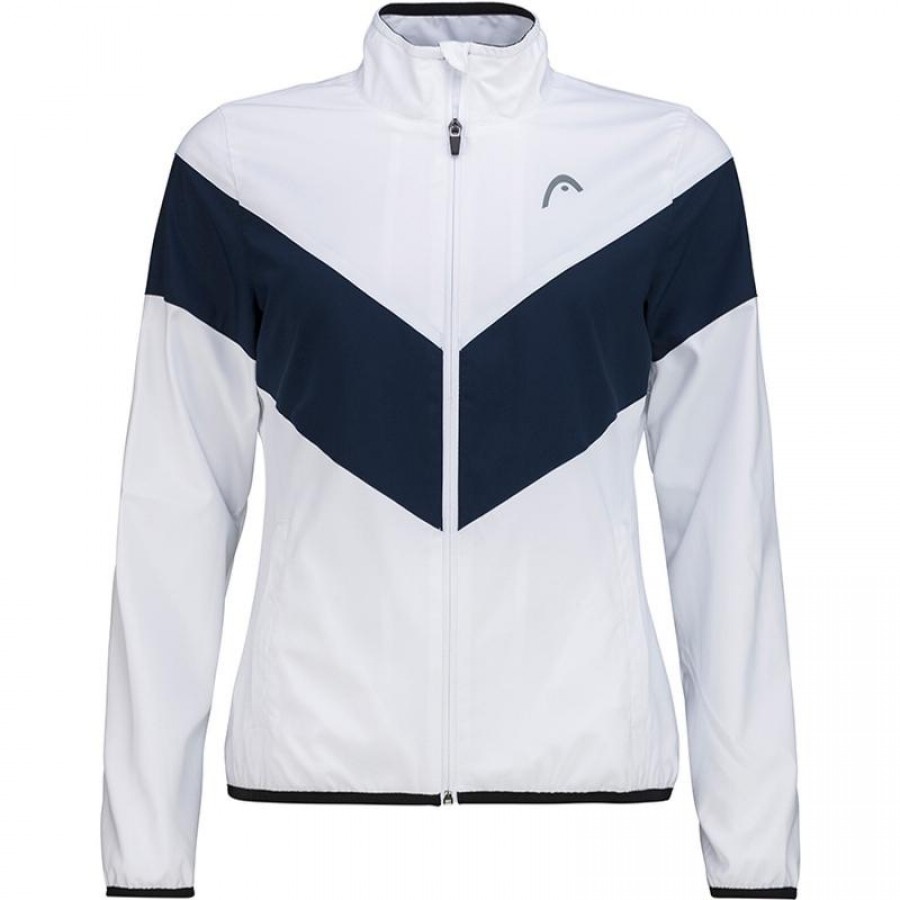 Head Club 22 White Navy Blue Women''s Jacket