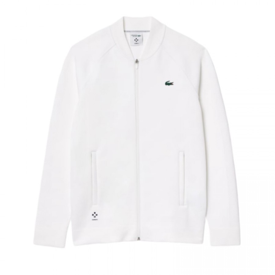 Veste Lacoste Daniil Medvedev Blanc  Offre - Pas cher