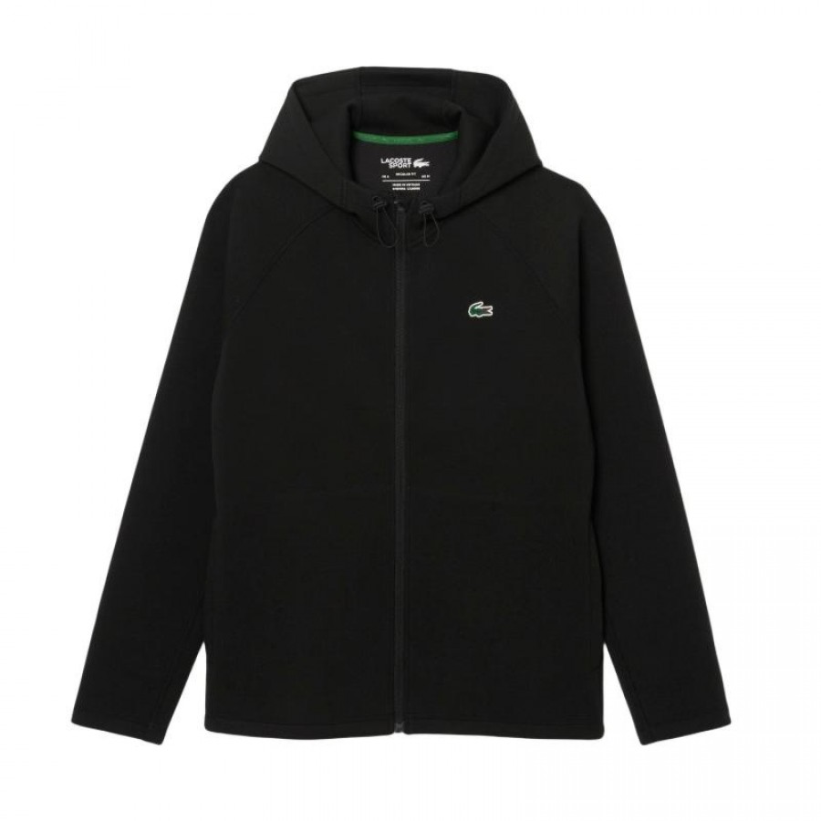 Chaqueta Lacoste Sport Elastica Negro