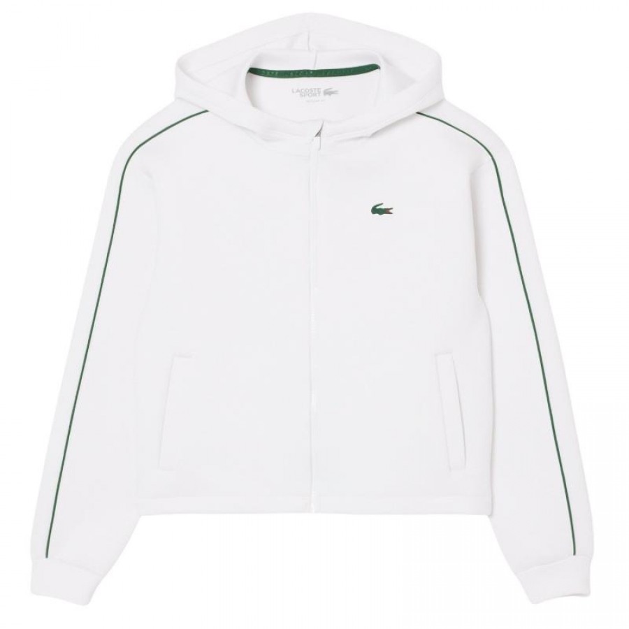 Chaqueta Lacoste Ultra Dry Blanco Mujer  Oferta + Barato