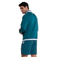 Veste Siux en soie verte