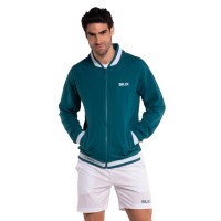 Veste Siux en soie verte