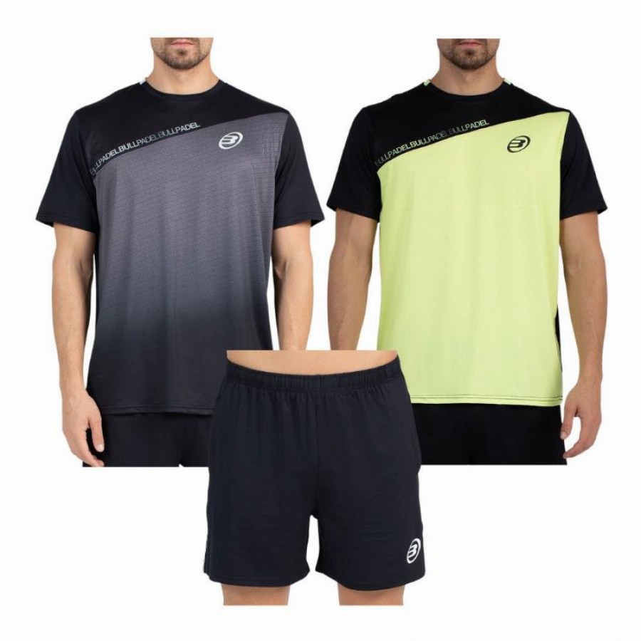 Bullpadel Summit Performance Black Set x3