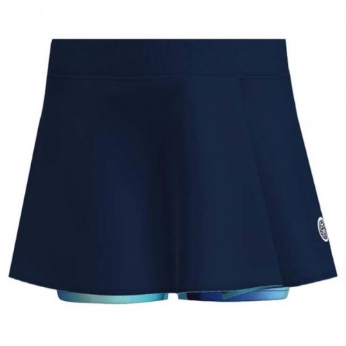 Falda Bidi Badu Spectrum Printed Wavy Azul Oscuro Aqua