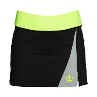 Falda Black Crown Galicia Negro Lima  Oferta + Barato