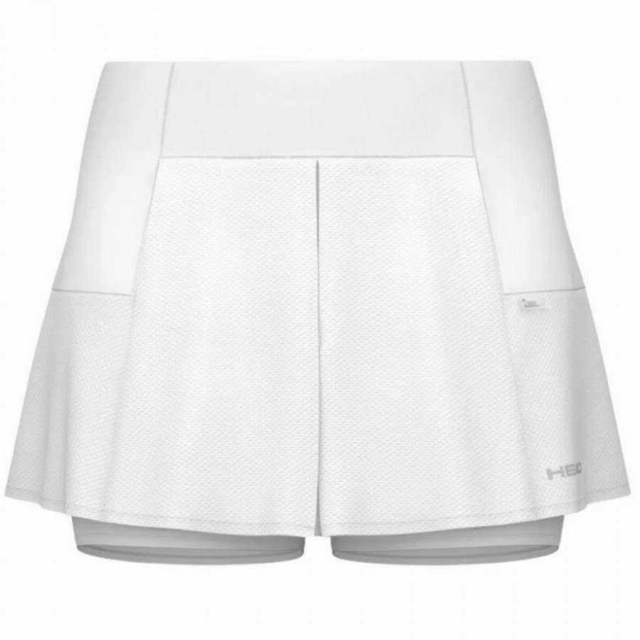 Falda Head Performance Blanco Plata  Oferta + Barato