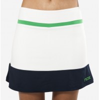 Falda Nox Pro Blanca Logo Verde  Oferta + Barato