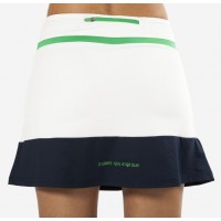 Falda Nox Pro Blanca Logo Verde  Oferta + Barato