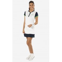 Falda Nox Pro Blanca Logo Verde  Oferta + Barato