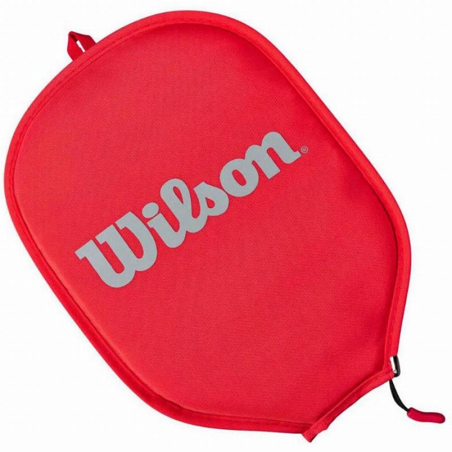 Funda Pickleball Wilson Rojo Gris  Oferta + Barato