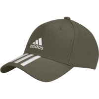Gorra Adidas BaseBall 3 Stripes Verde Oliva Blanco  Oferta + Barato